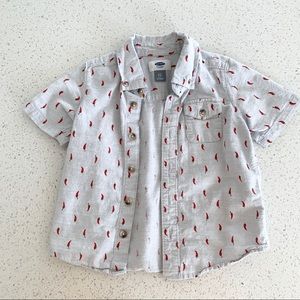 Chili pepper button up